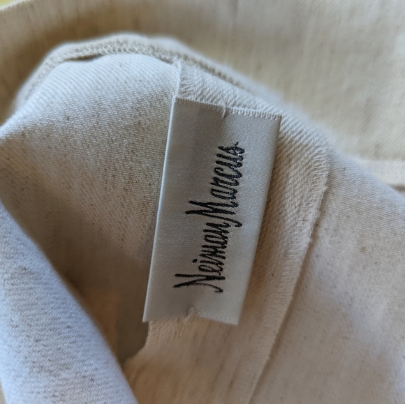 Oscar de la Renta cotton twill button down sleeveless dress euc size 8 - Picture 4 of 8